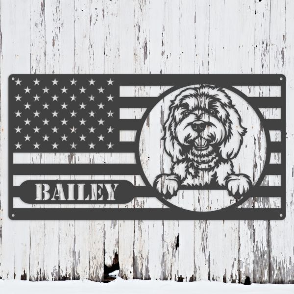 American Flag Cavoodle