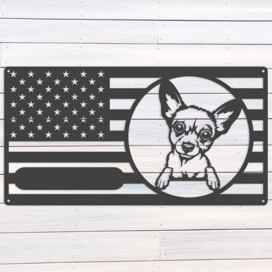 American Flag Chihuahua