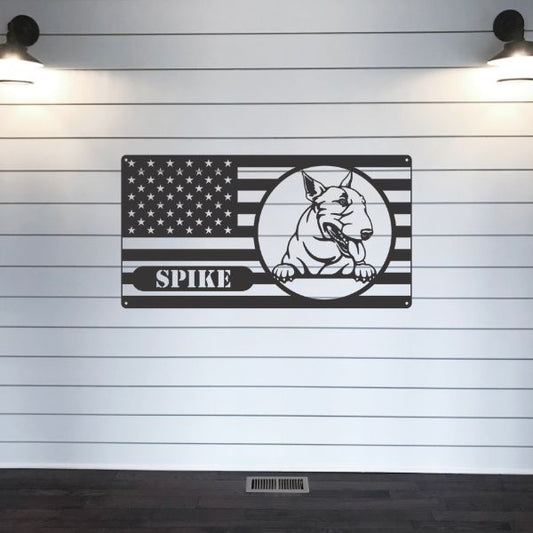 American Flag Bull Terrier