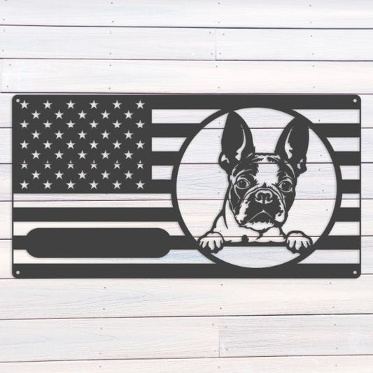 American Flag French Bulldog