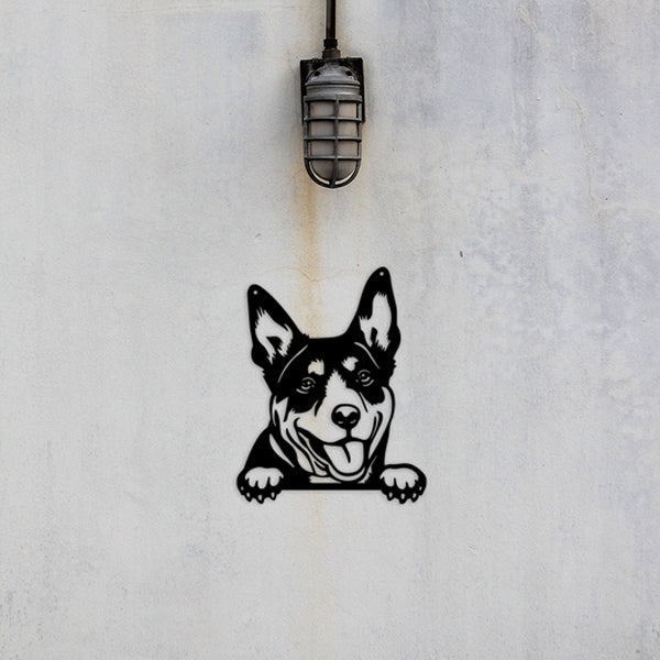 Australian Kelpie Metal Art - Metal Dogs