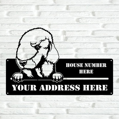 Custom Dog Address Plaque