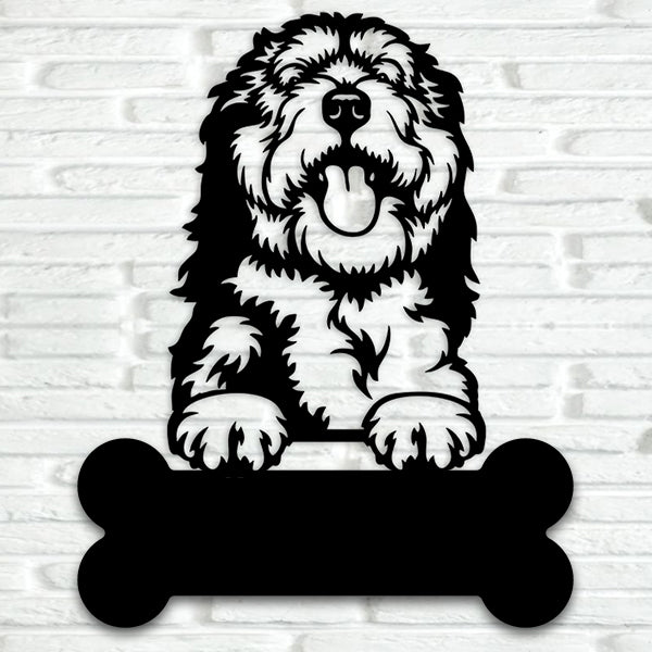 Bernedoodle Metal Art Version 3