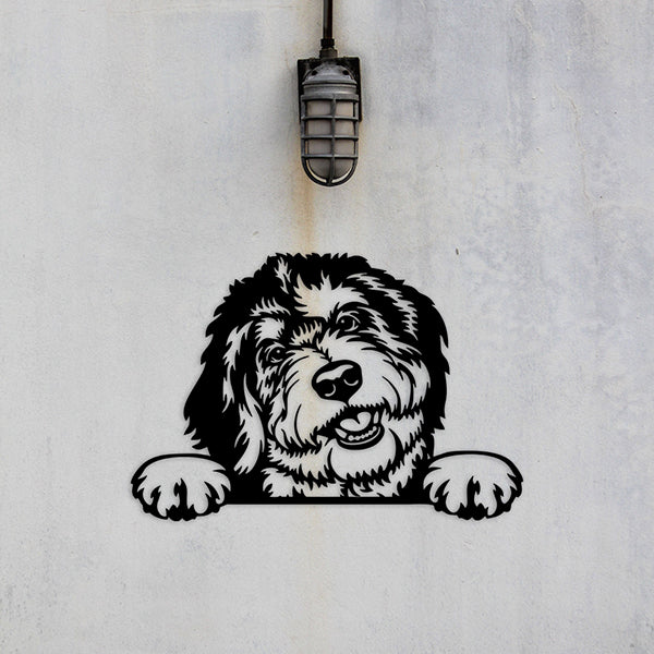 Bernedoodle Metal Art