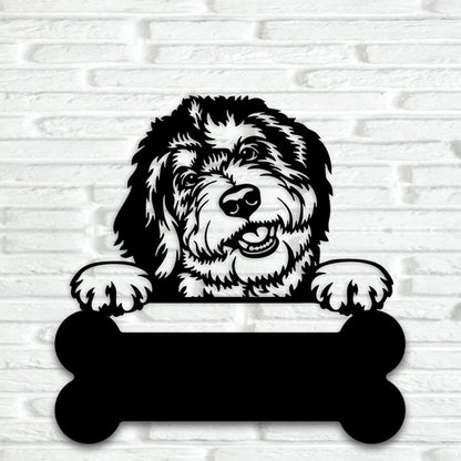 Bernedoodle Metal Art