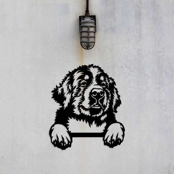 Bernese Mountain Dog Metal Art - Metal Dogs