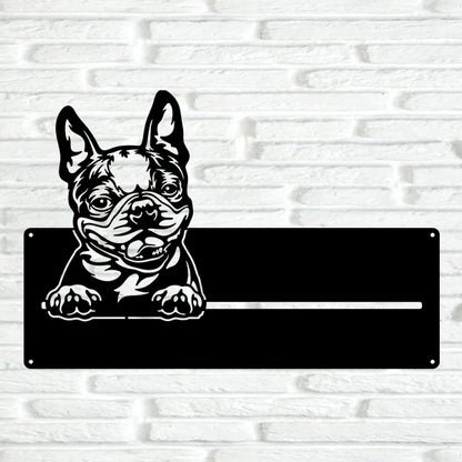 Metal Dog Silhouette Sign