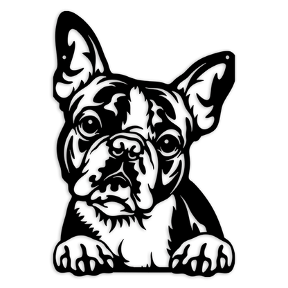 Boston Terrier Metal Art Version 4