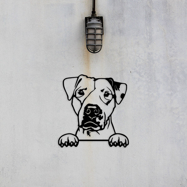 Bull Arab Metal Art - Metal Dogs