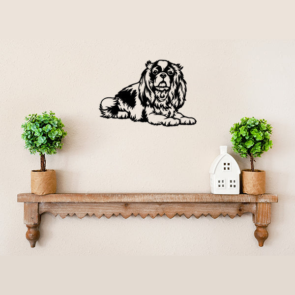 Cavalier King Charles Spaniel Metal Art Version 2