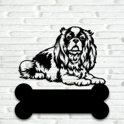 Cavalier King Charles Spaniel Metal Art Version 2