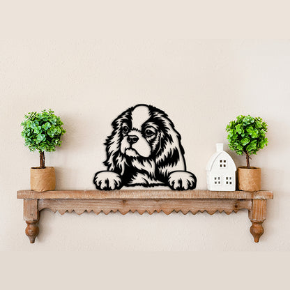 Cavalier King Charles Spaniel Metal Art Version 4