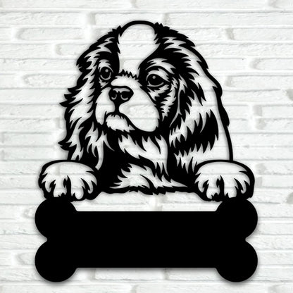 Cavalier King Charles Spaniel Metal Art Version 4