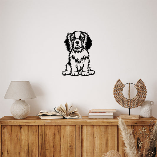 Cavalier King Charles Spaniel Metal Art Version 5