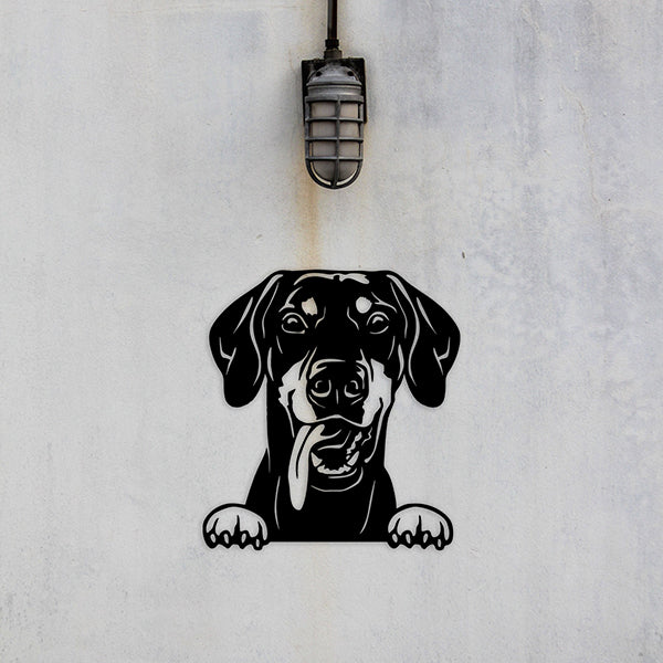 Dobermann Metal Art - Metal Dogs