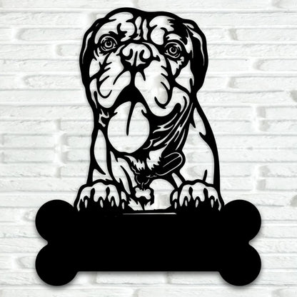 Dogue de Bordeaux Metal Art