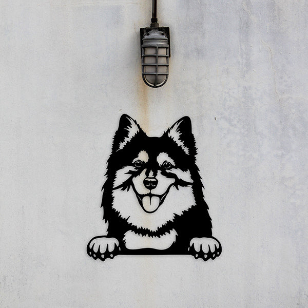 Finnish Laphund Metal Art - Metal Dogs