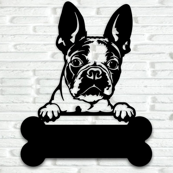 French Bulldog Metal Art Version 2 - Metal Dogs