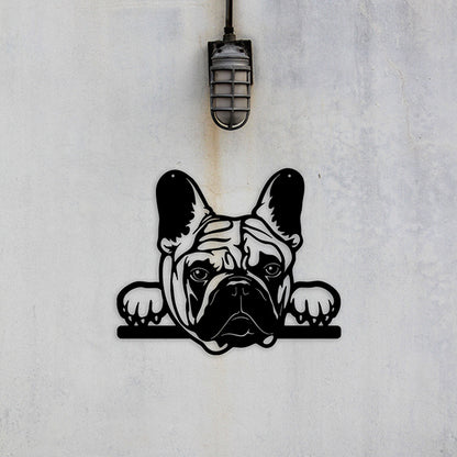 French Bulldog Metal Art - Metal Dogs