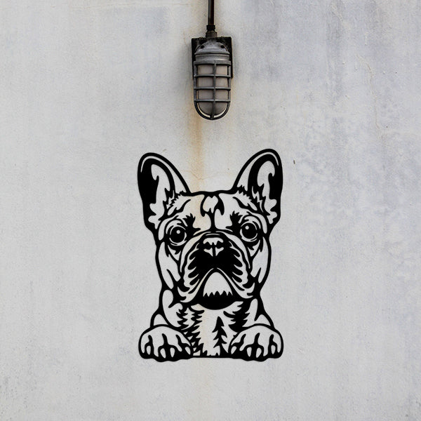 French Bulldog Version 4 Metal Art - Metal Dogs