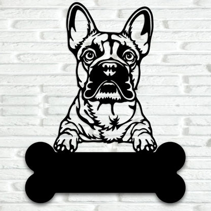 French Bulldog Version 3 Metal Art - Metal Dogs