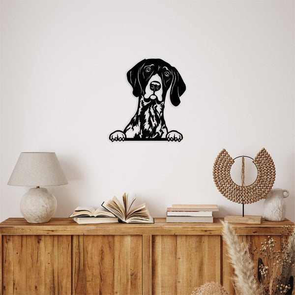 German Shorthaired Pointer Metal Art Version 2 - Metal Dogs