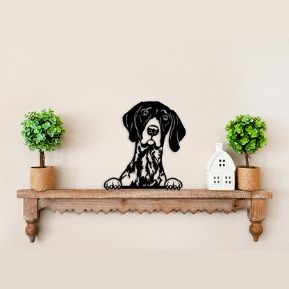 German Shorthaired Pointer Metal Art Version 2 - Metal Dogs