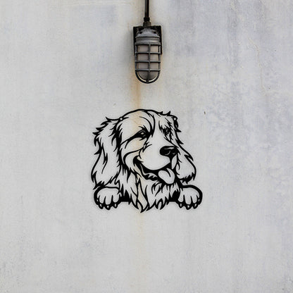 Golden Retriever Version 4 Metal Art - Metal Dogs