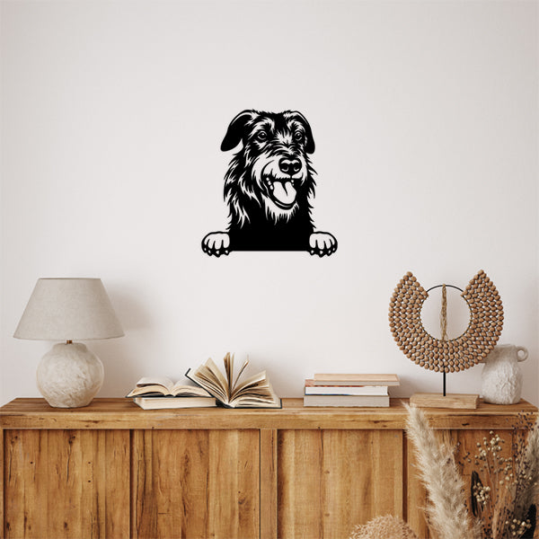 Irish Wolfhound Metal Art