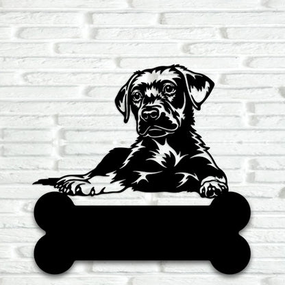 Labrador Version 2 Metal Art - Metal Dogs