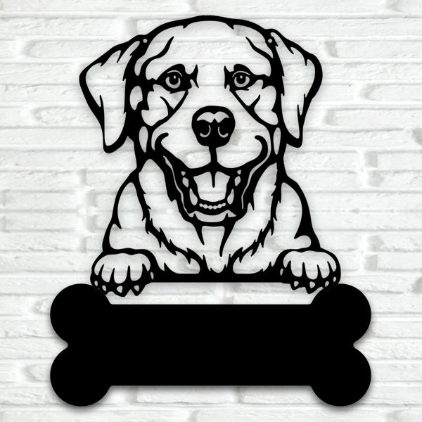 Labrador Metal Art - Metal Dogs
