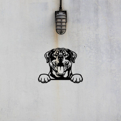 Rottweiler Metal Art Version 2 - Metal Dogs