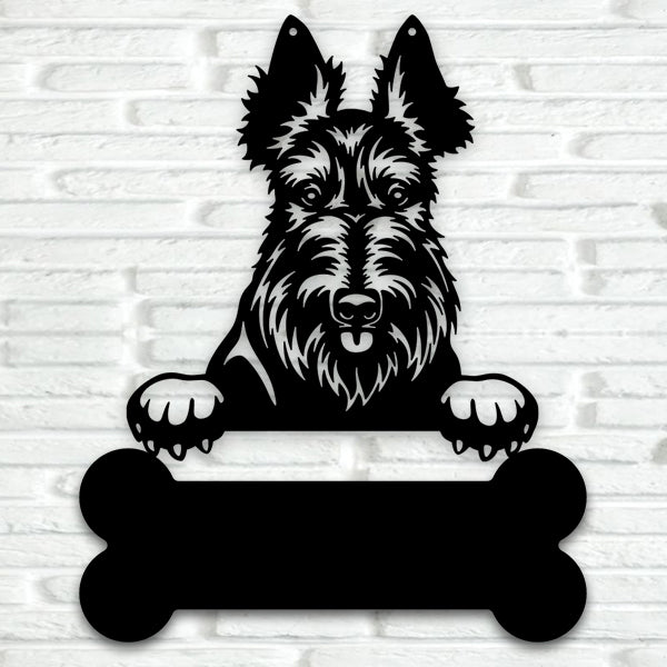 Scottish Terrier Metal Art - Metal Dogs