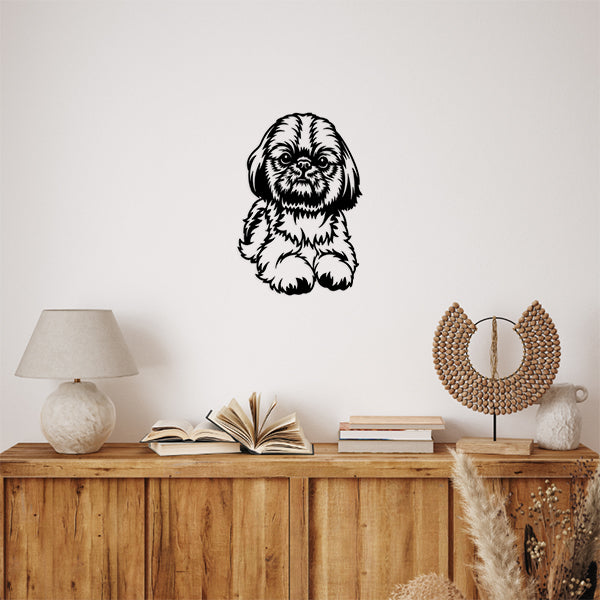 Shih Tzu Metal Art Version 2