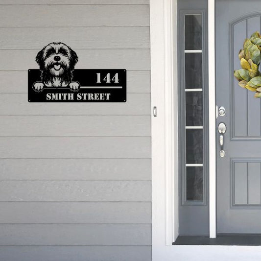 Havanese Address Sign