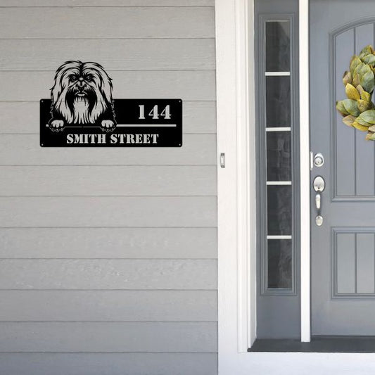 Havanese Address Sign