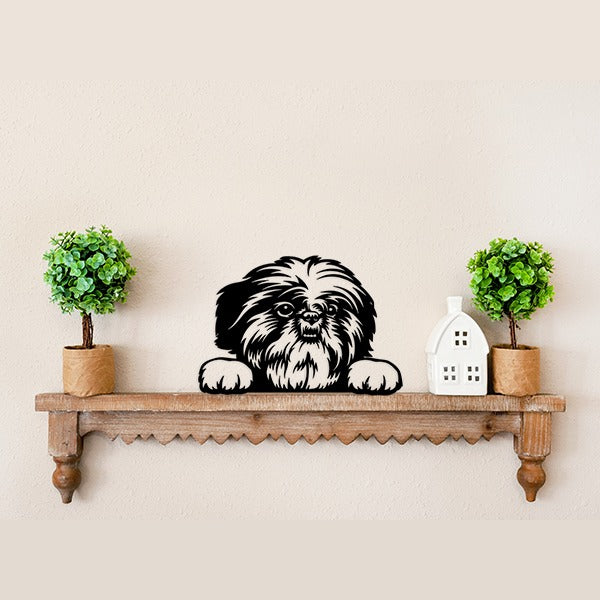 Shih Tzu Metal Art Version 6