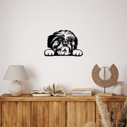 Shih Tzu Metal Art Version 6