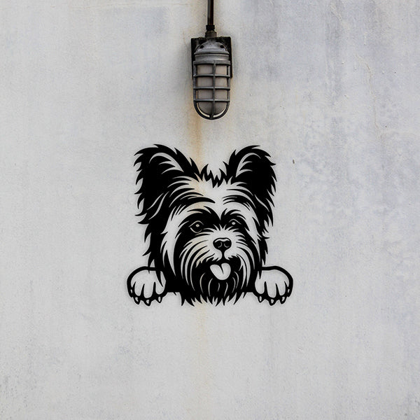 Yorkshire Terrier Metal Art Version 2 - Metal Dogs