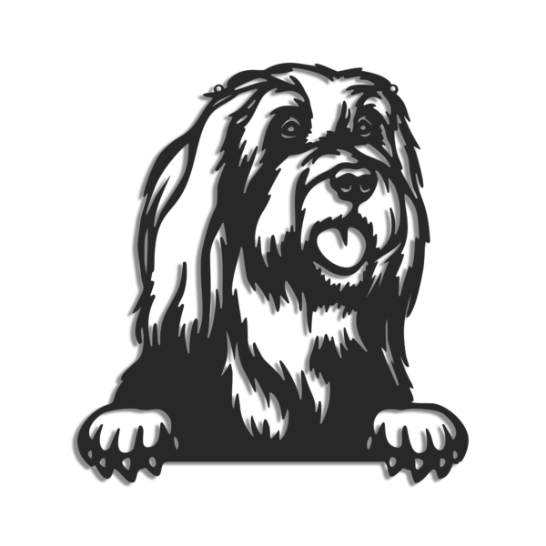 Bearded Collie Metal Art - Image 6