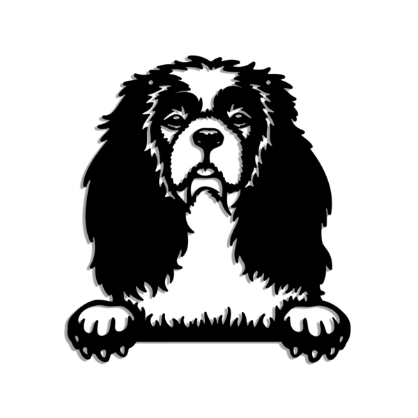 Cavalier King Charles Spaniel Metal Art - Image 3